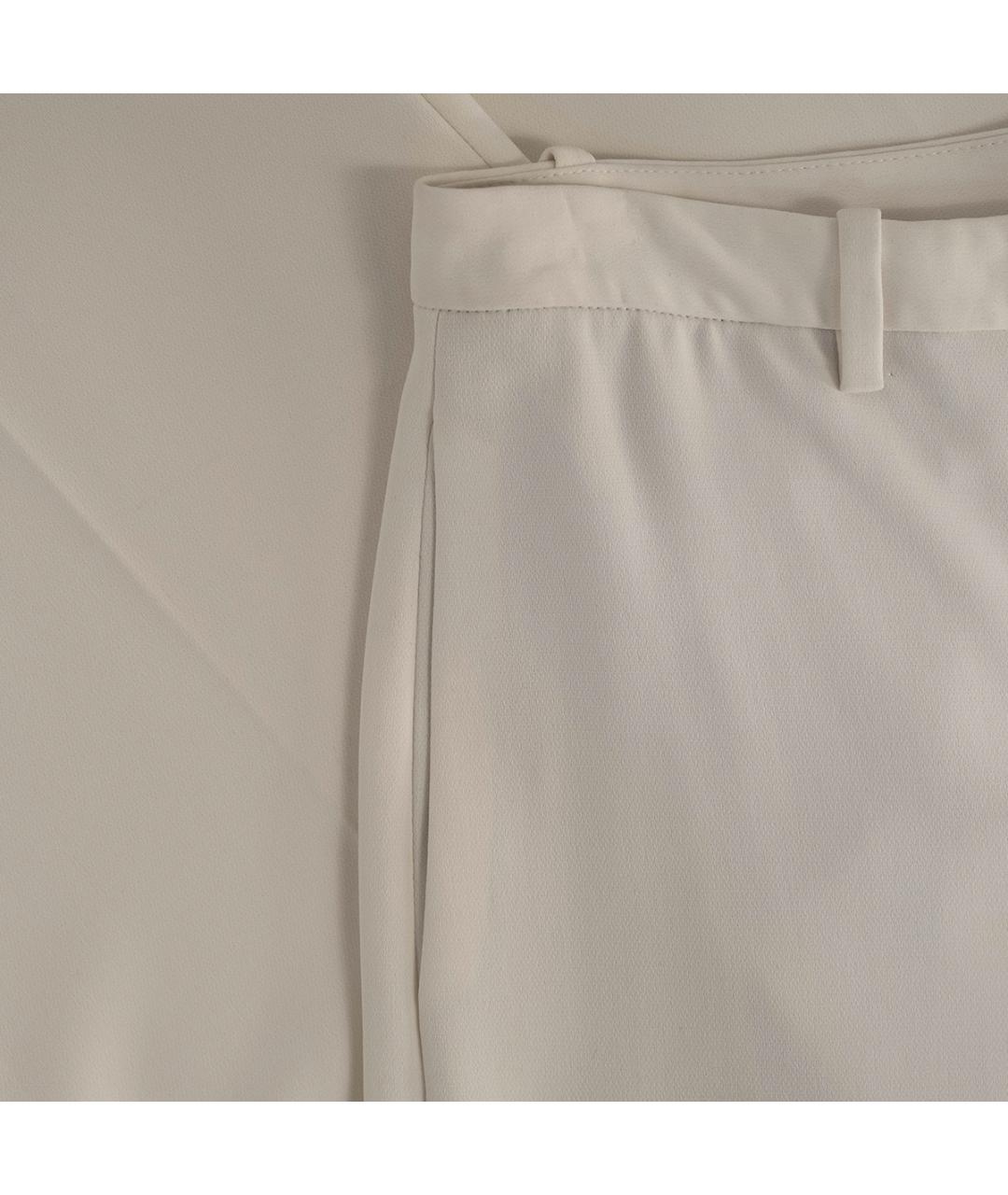 THEORY Белые полиэстеровые брюки широкие, фото 5