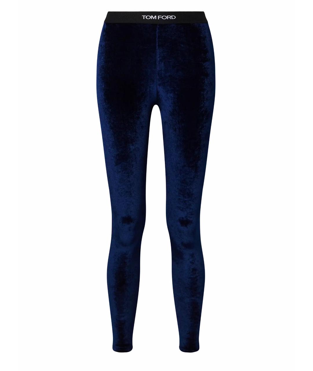 TOM FORD Темно-синий бархатный костюм с брюками, фото 1