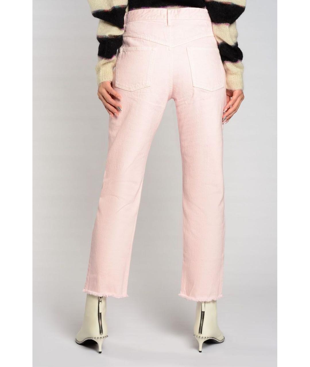 ISABEL MARANT ETOILE Розовые прямые джинсы, фото 2