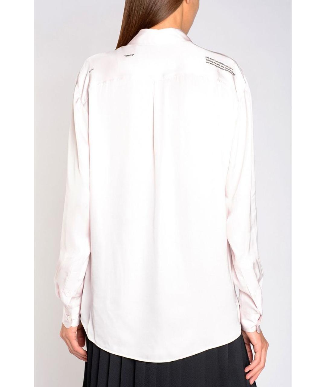 OFF-WHITE Розовая вискозная блузы, фото 3
