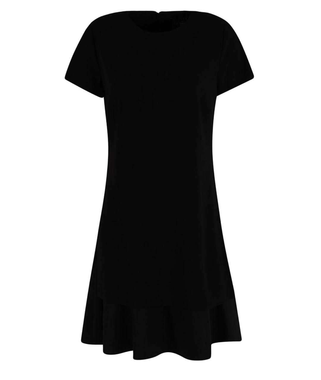 THEORY Черное синтетическое платье, фото 1