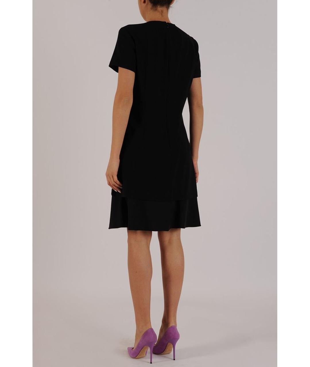 THEORY Черное синтетическое платье, фото 4
