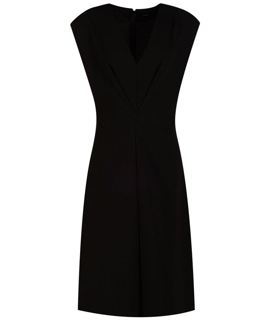THEORY Черное синтетическое платье, фото 5