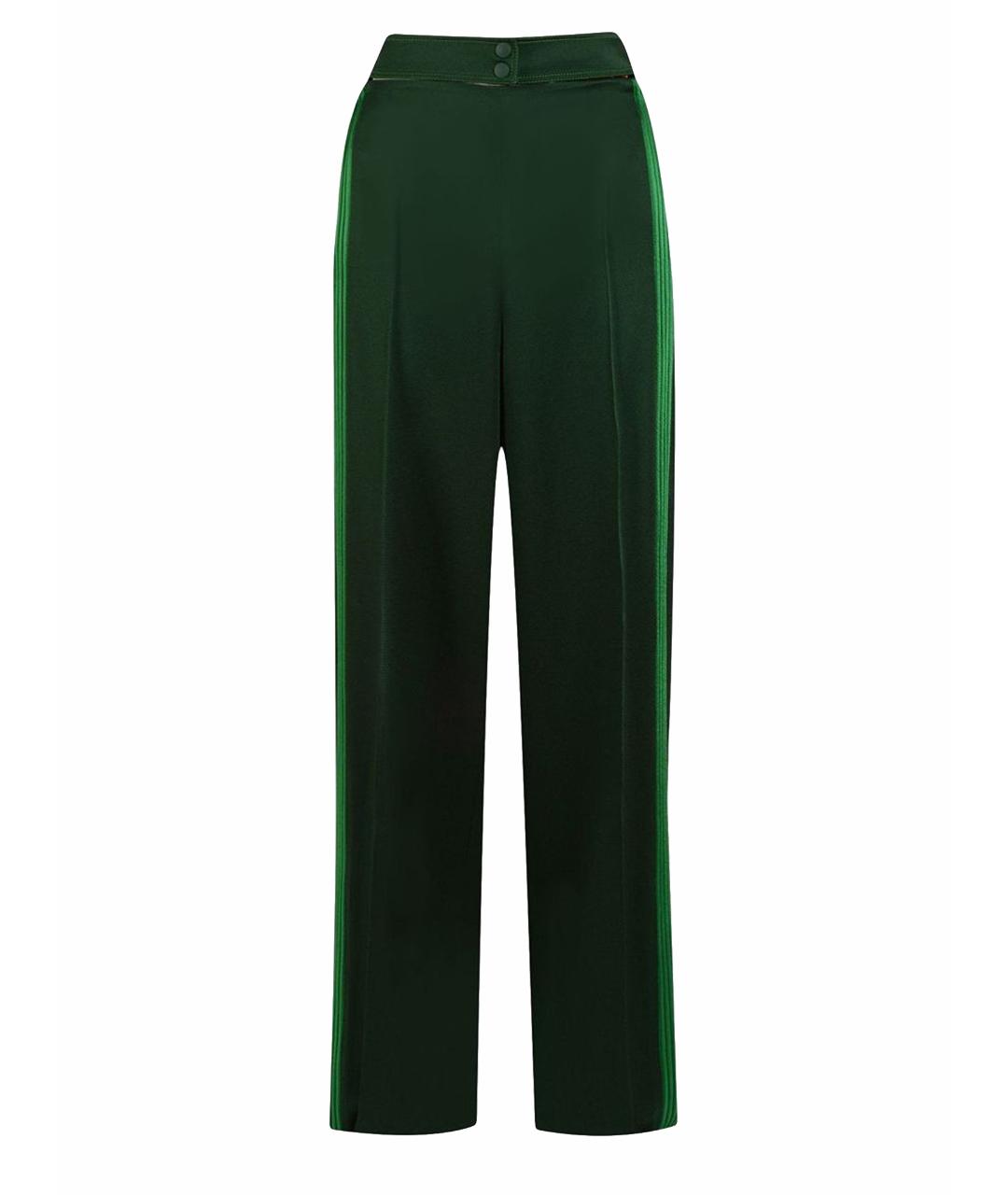 VALENTINO Зеленые вискозные спортивные брюки и шорты, фото 1