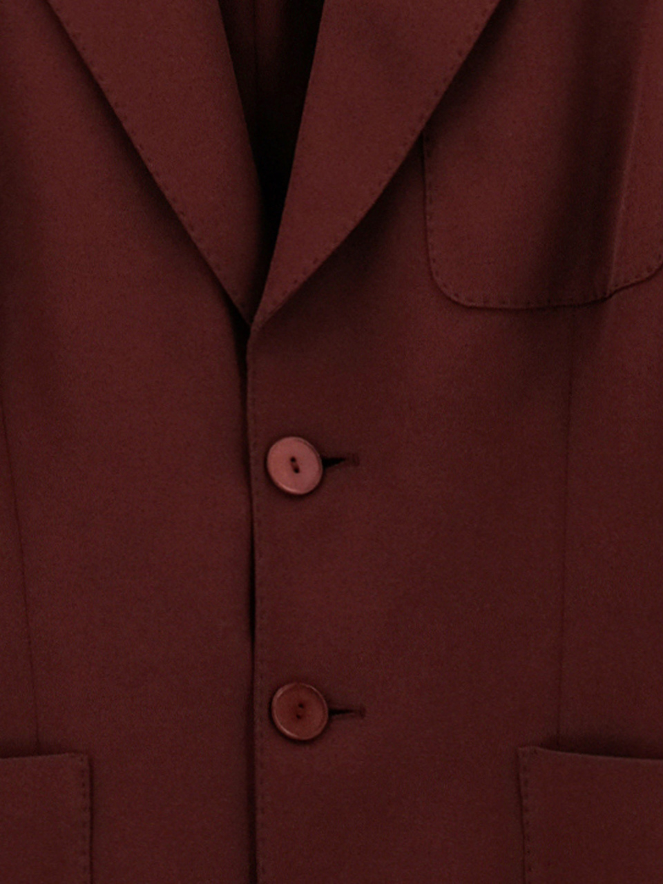 JEAN PAUL GAULTIER Бордовый шелковый жакет/пиджак, фото 3