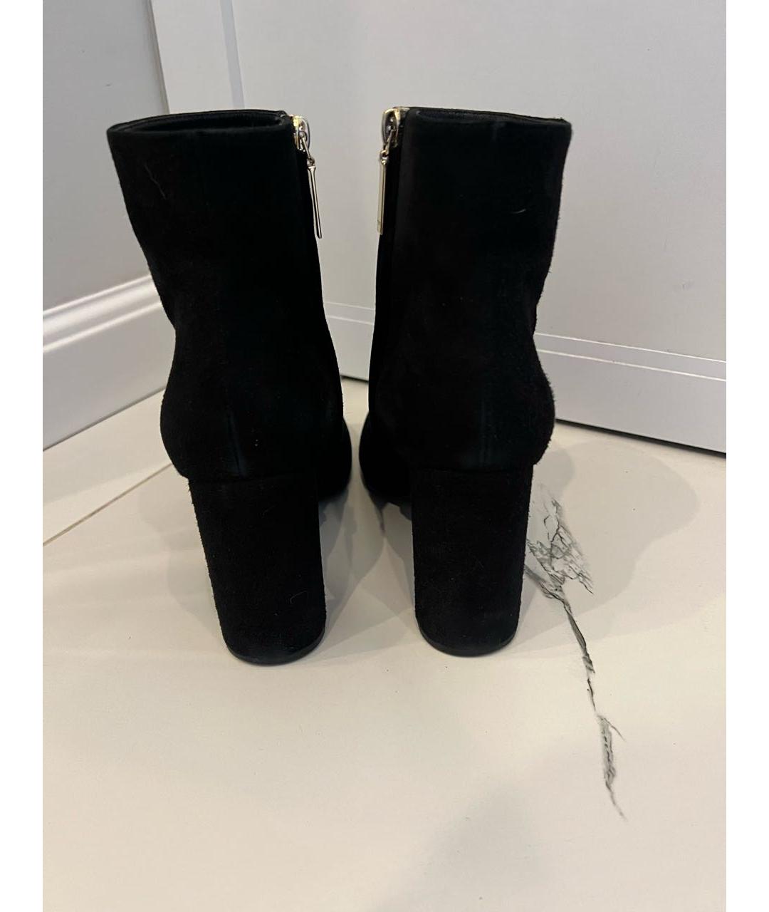 SAINT LAURENT Черные ботильоны из искусственной кожи, фото 4