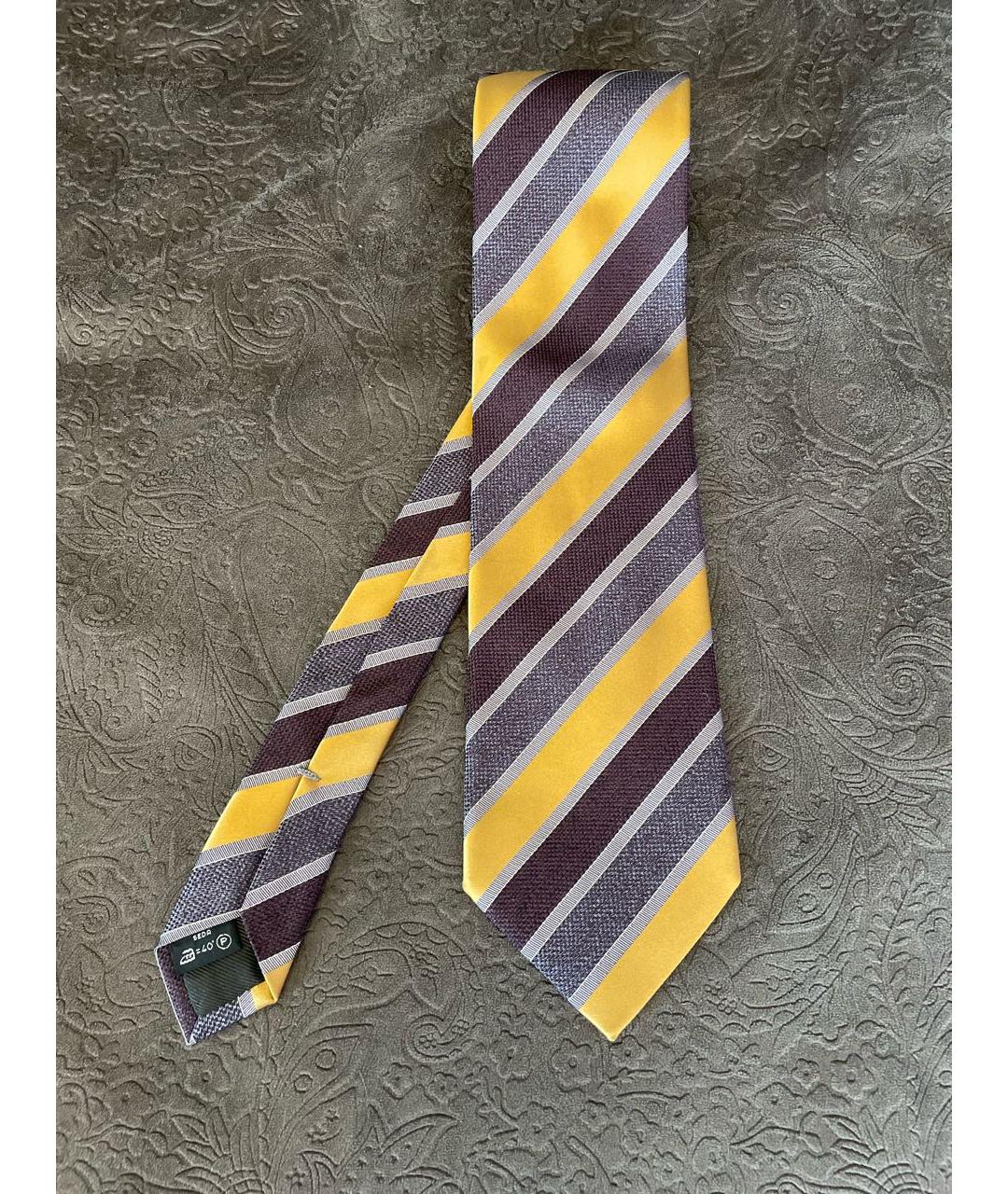 ERMENEGILDO ZEGNA Мульти шелковый галстук, фото 6