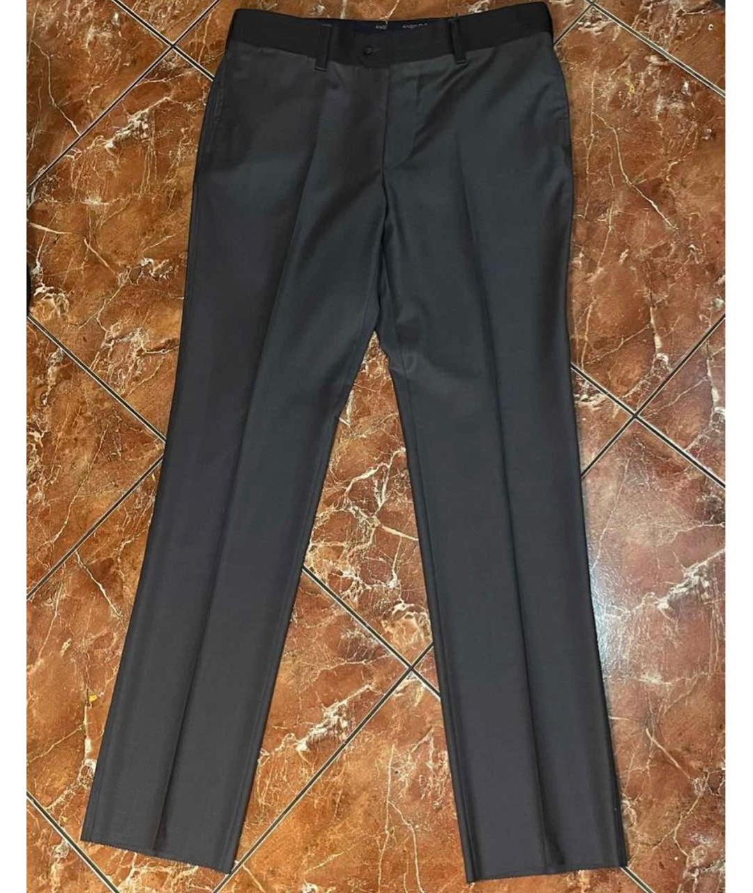 ANGELO GALASSO Мульти классические брюки, фото 7
