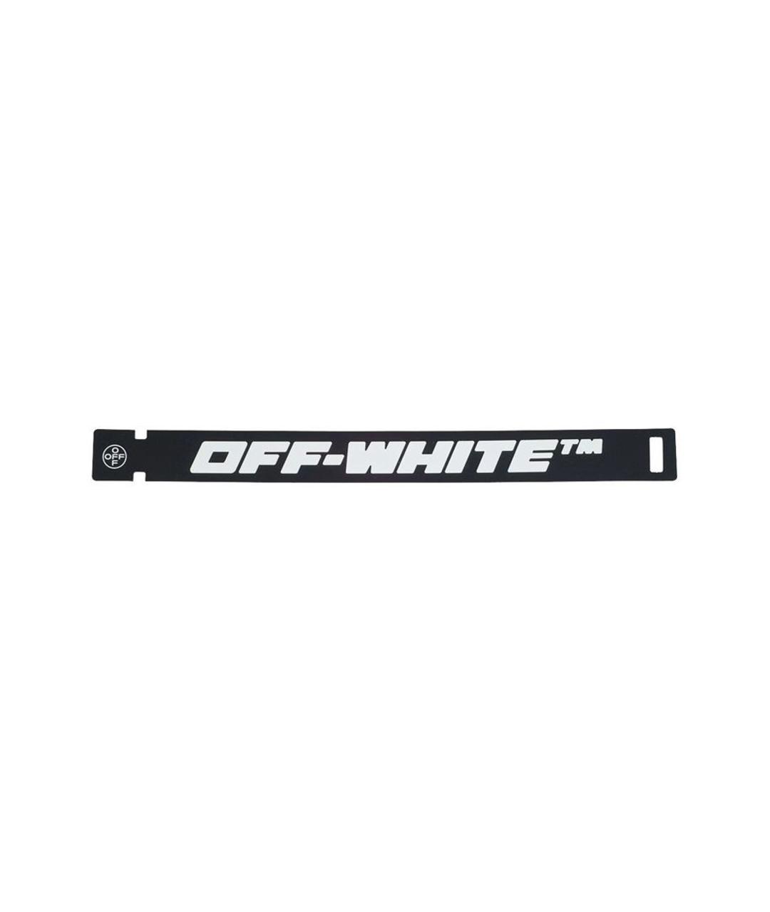 OFF-WHITE Черный браслет, фото 2
