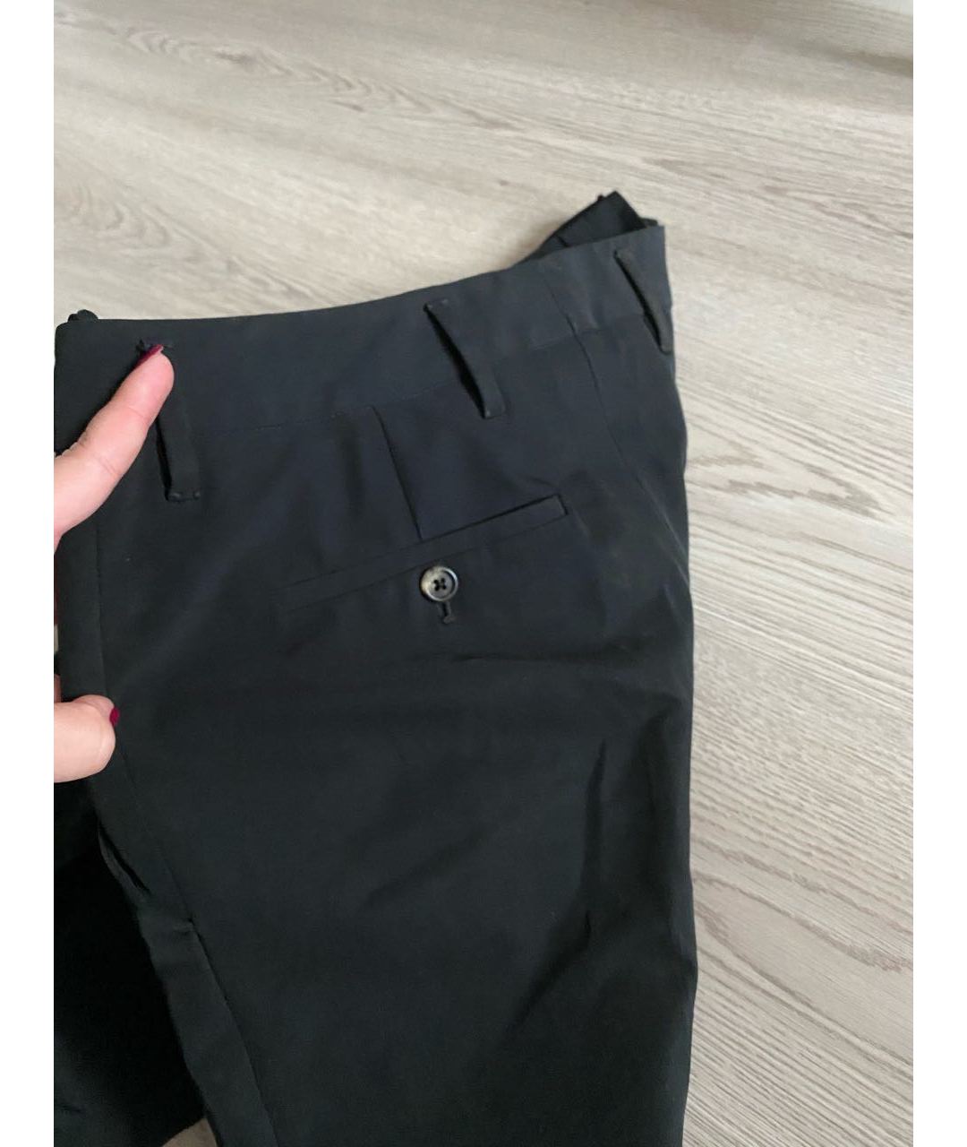 PRADA Черные брюки узкие, фото 3