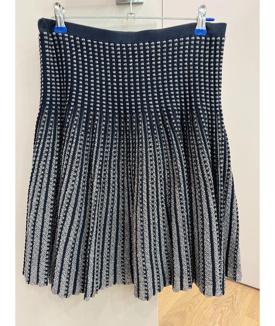 STEFANEL Темно-синяя юбка мини, фото 5