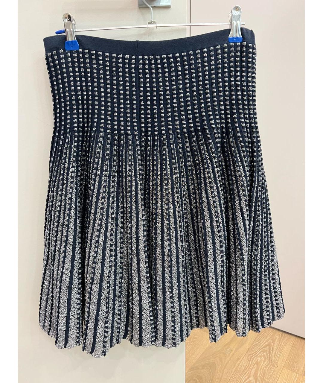 STEFANEL Темно-синяя юбка мини, фото 2