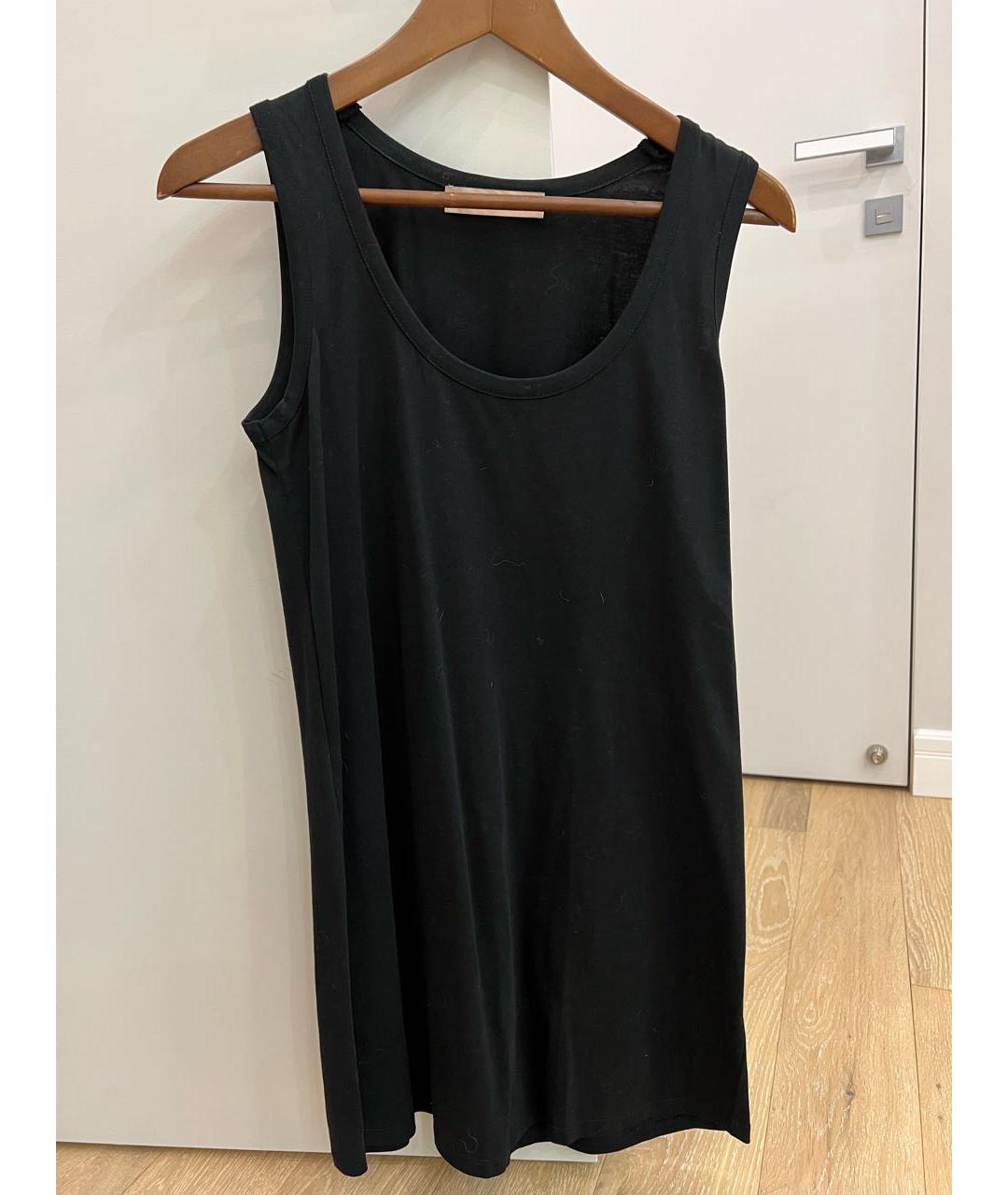TWIN-SET Черное сетчатое вечернее платье, фото 3