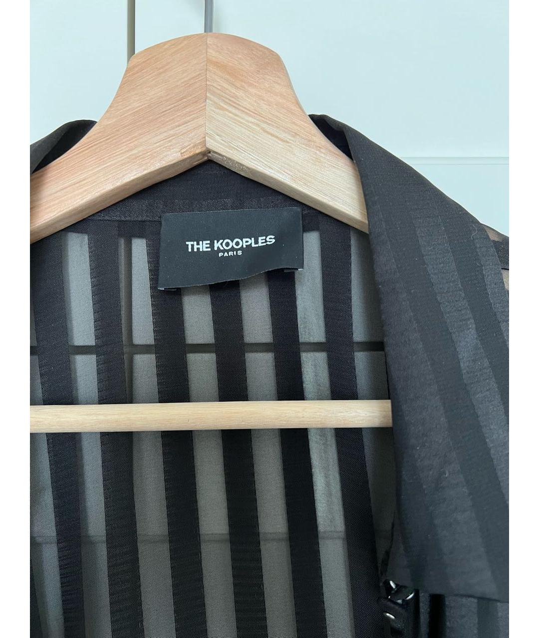 THE KOOPLES Черная полиэстеровая блузы, фото 3