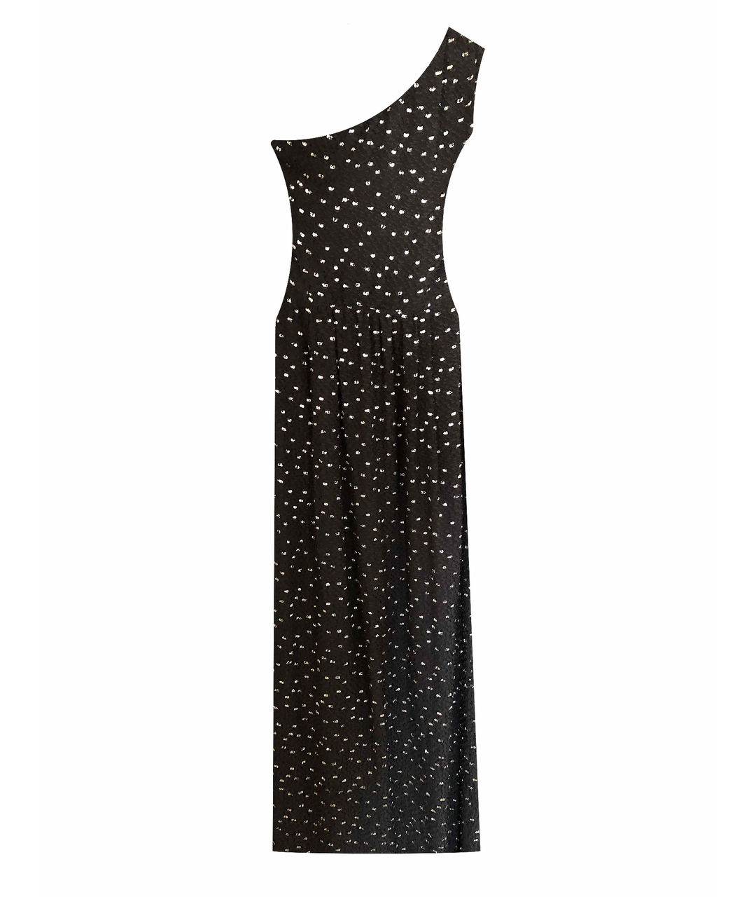 FENDI Черное шелковое вечернее платье, фото 1