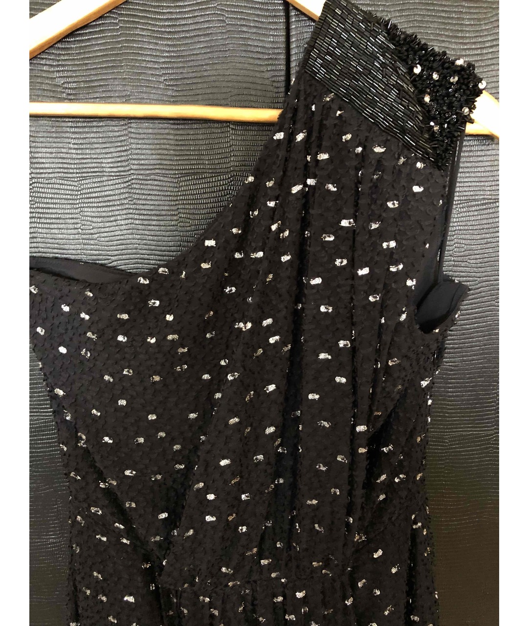 FENDI Черное шелковое вечернее платье, фото 4