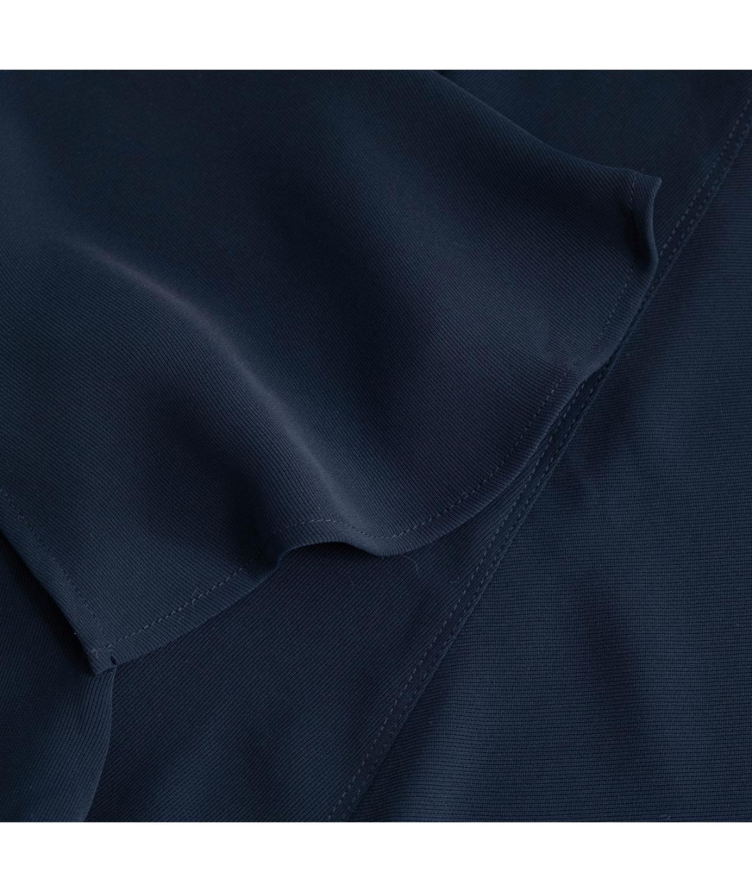 DONNA KARAN Темно-синее полиэстеровое повседневное платье, фото 4