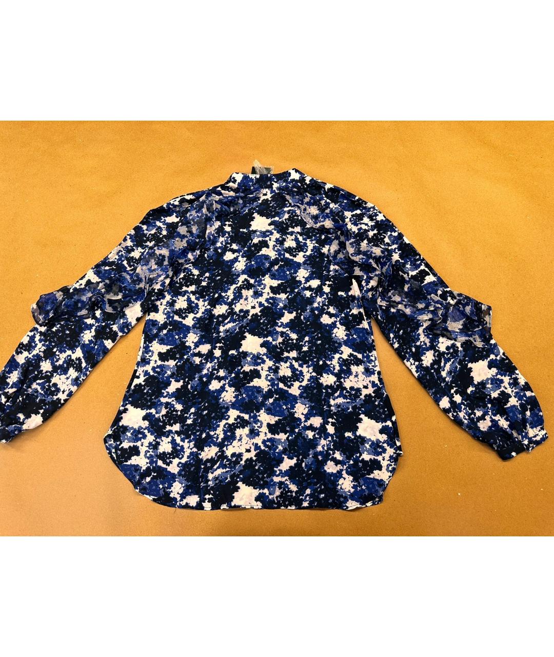 RALPH LAUREN Белая шифоновая блузы, фото 3