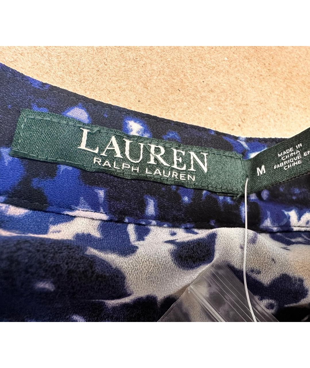 RALPH LAUREN Белая шифоновая блузы, фото 4