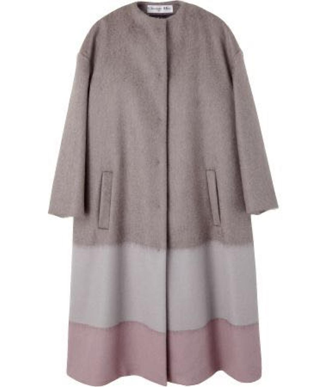 CHRISTIAN DIOR Серое пальто, фото 4