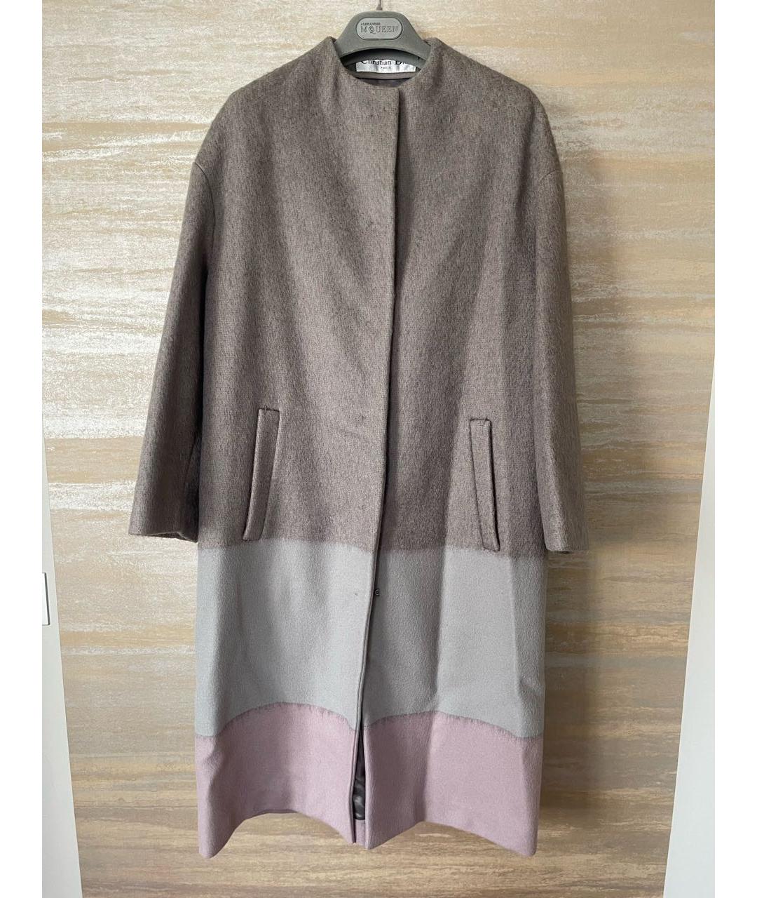 CHRISTIAN DIOR Серое пальто, фото 2