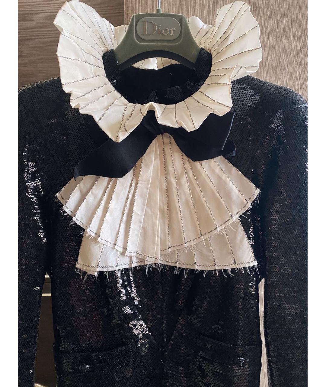 CHANEL Черное полиамидовое вечернее платье, фото 3