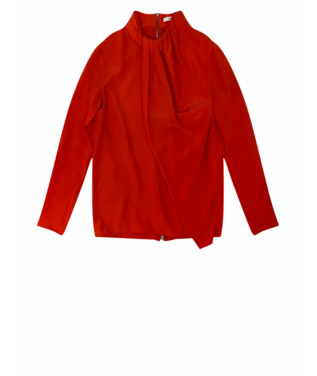 CELINE PRE-OWNED Красная шелковая рубашка, фото 1