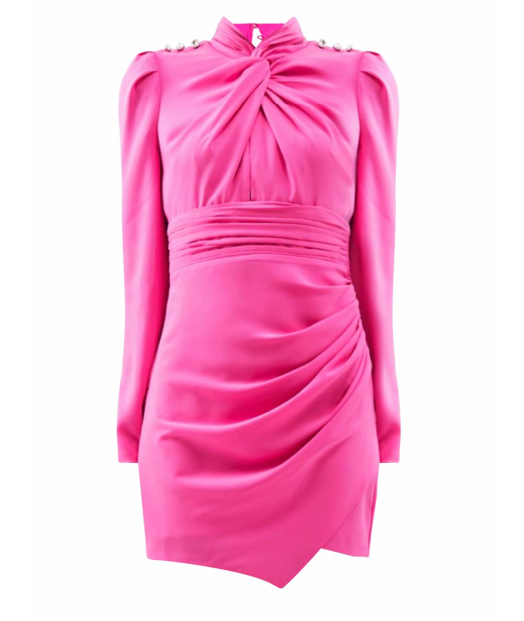 SELF-PORTRAIT Розовое полиэстеровое коктейльное платье, фото 1