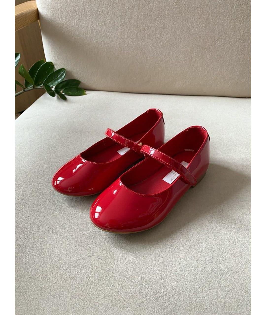 DOLCE&GABBANA Красные туфли, фото 5