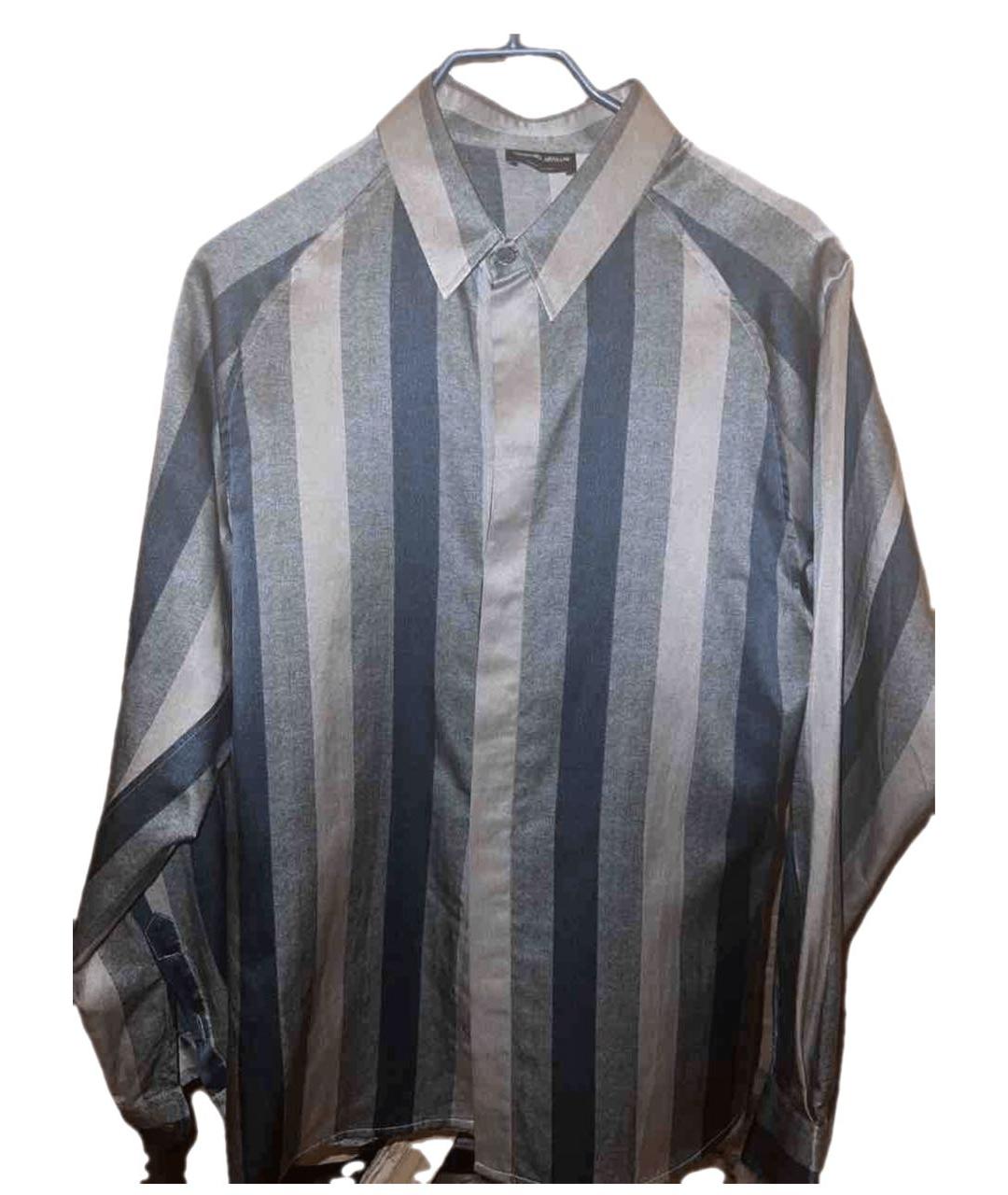 GIORGIO ARMANI Мульти шелковая кэжуал рубашка, фото 6