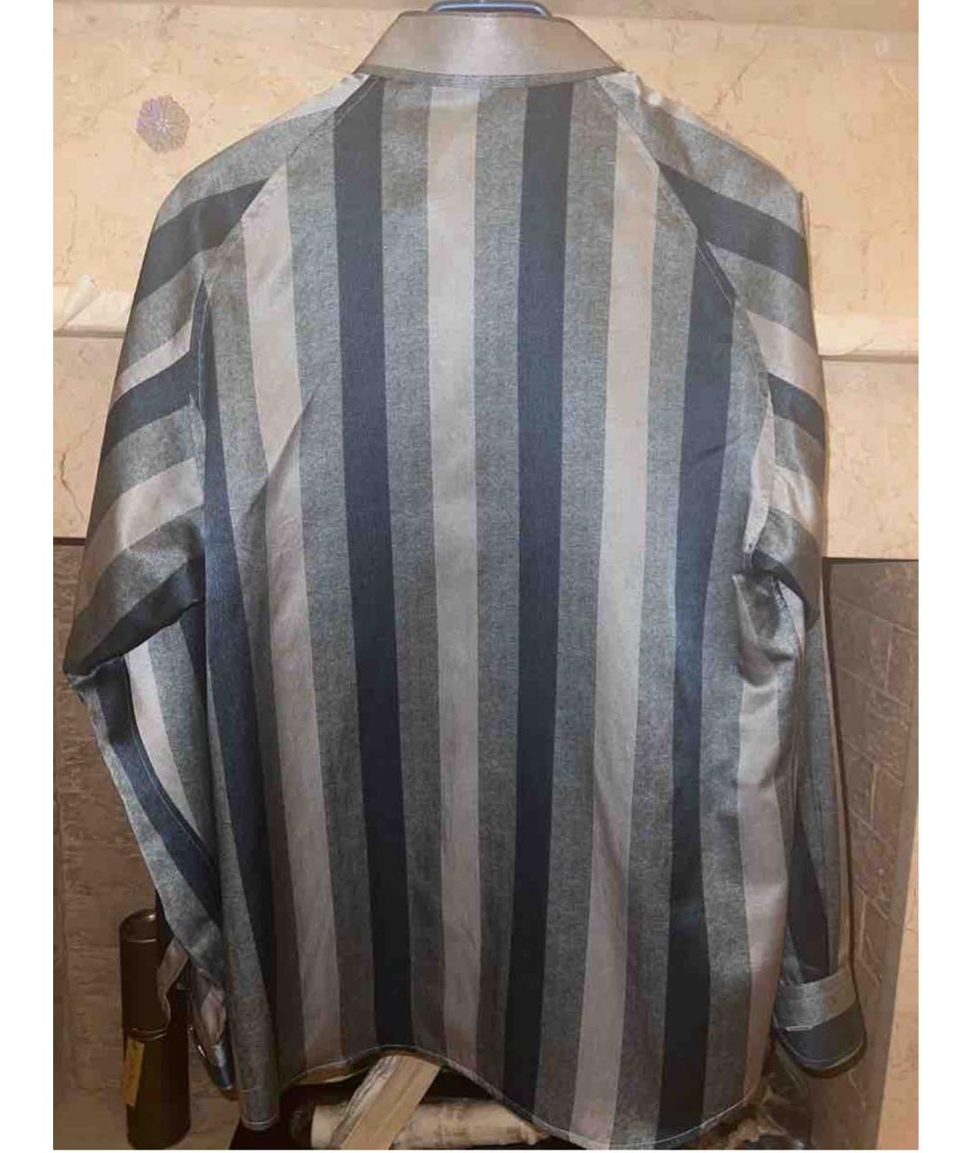 GIORGIO ARMANI Мульти шелковая кэжуал рубашка, фото 2