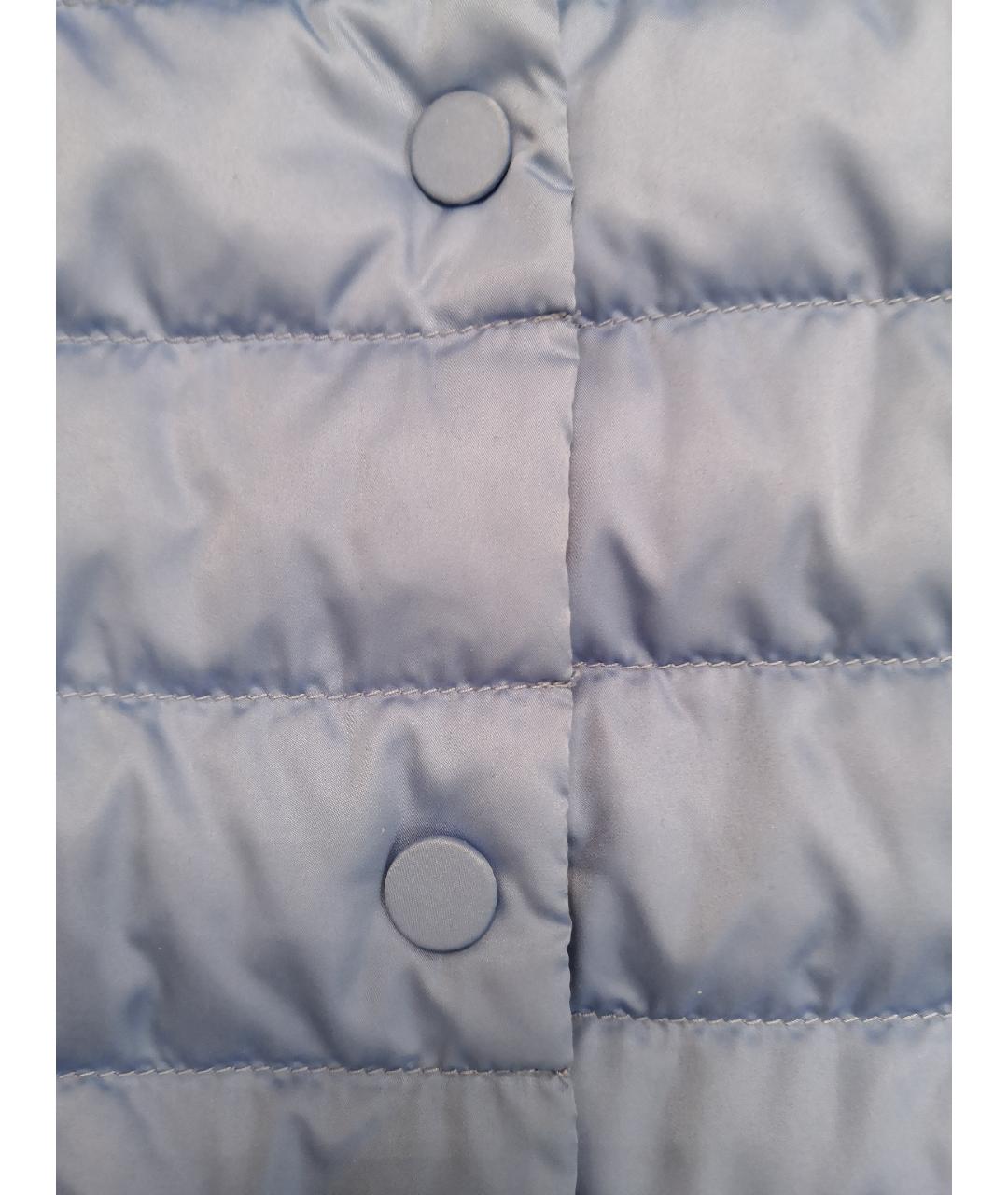 WEEKEND MAX MARA Голубая полиэстеровая куртка, фото 5