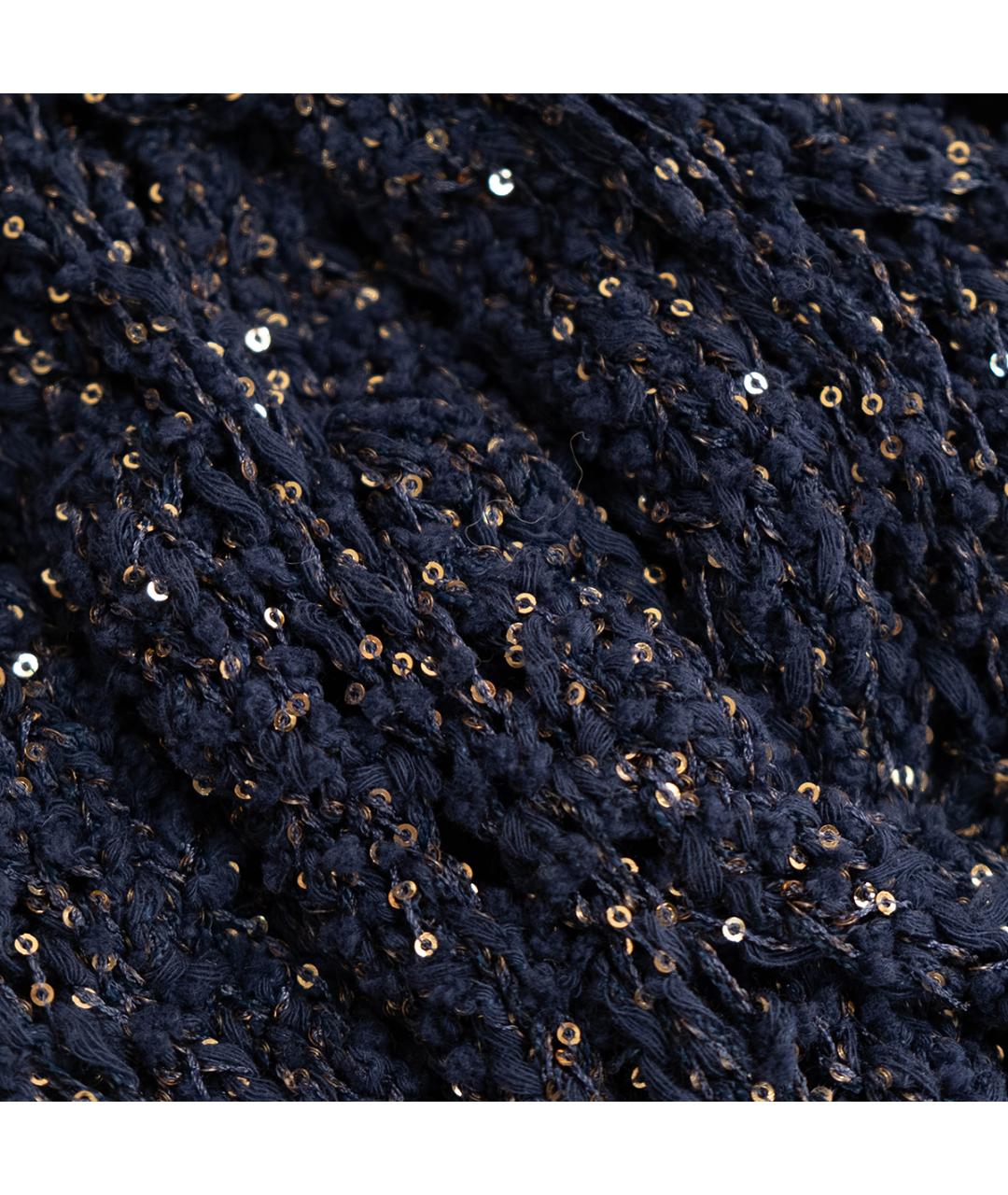 GENTRY PORTOFINO Темно-синий хлопковый джемпер / свитер, фото 5