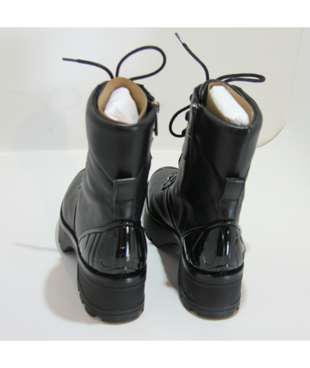 MICHAEL KORS Черные кожаные ботинки, фото 3