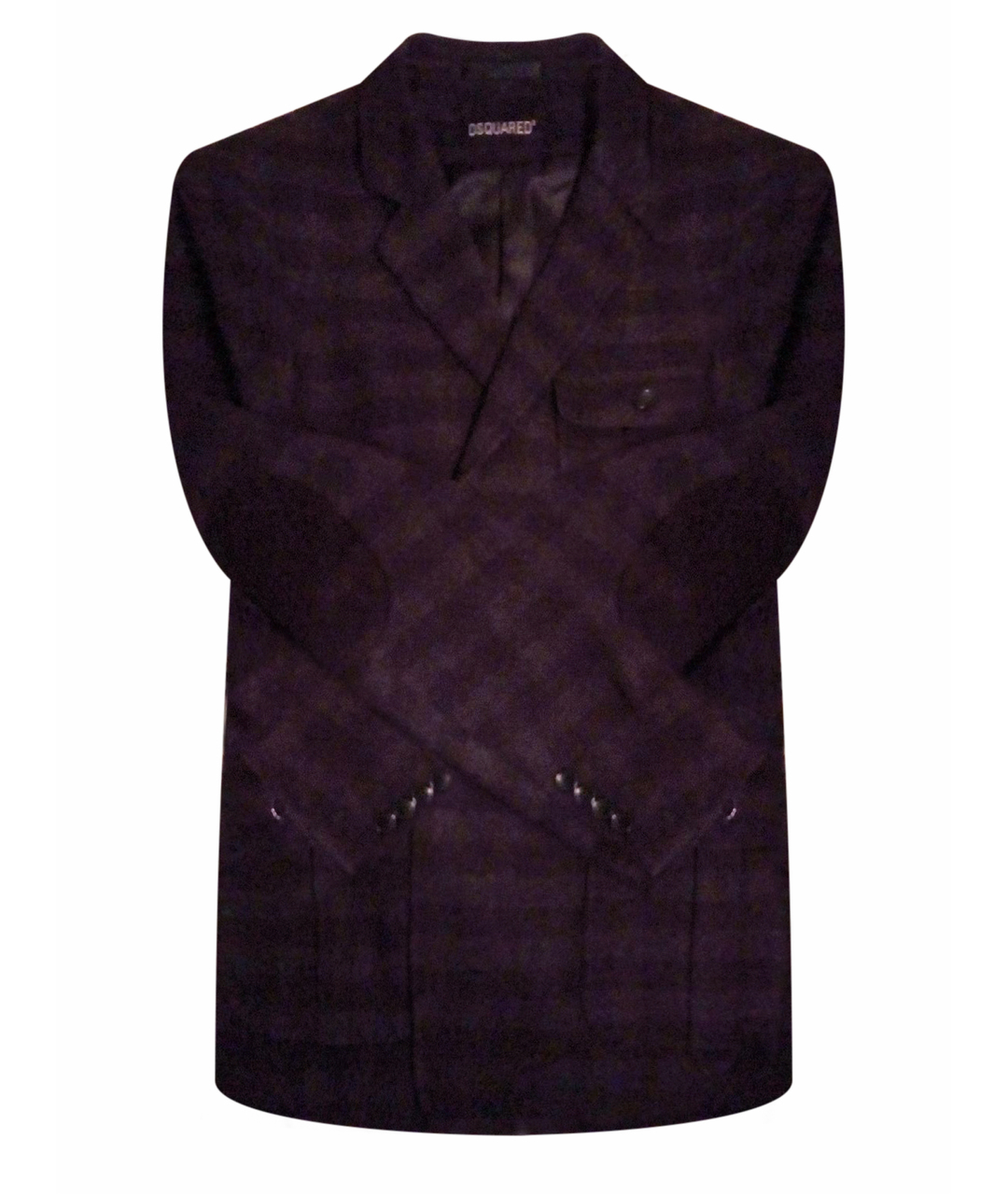 DSQUARED2 Серый шерстяной пиджак, фото 1