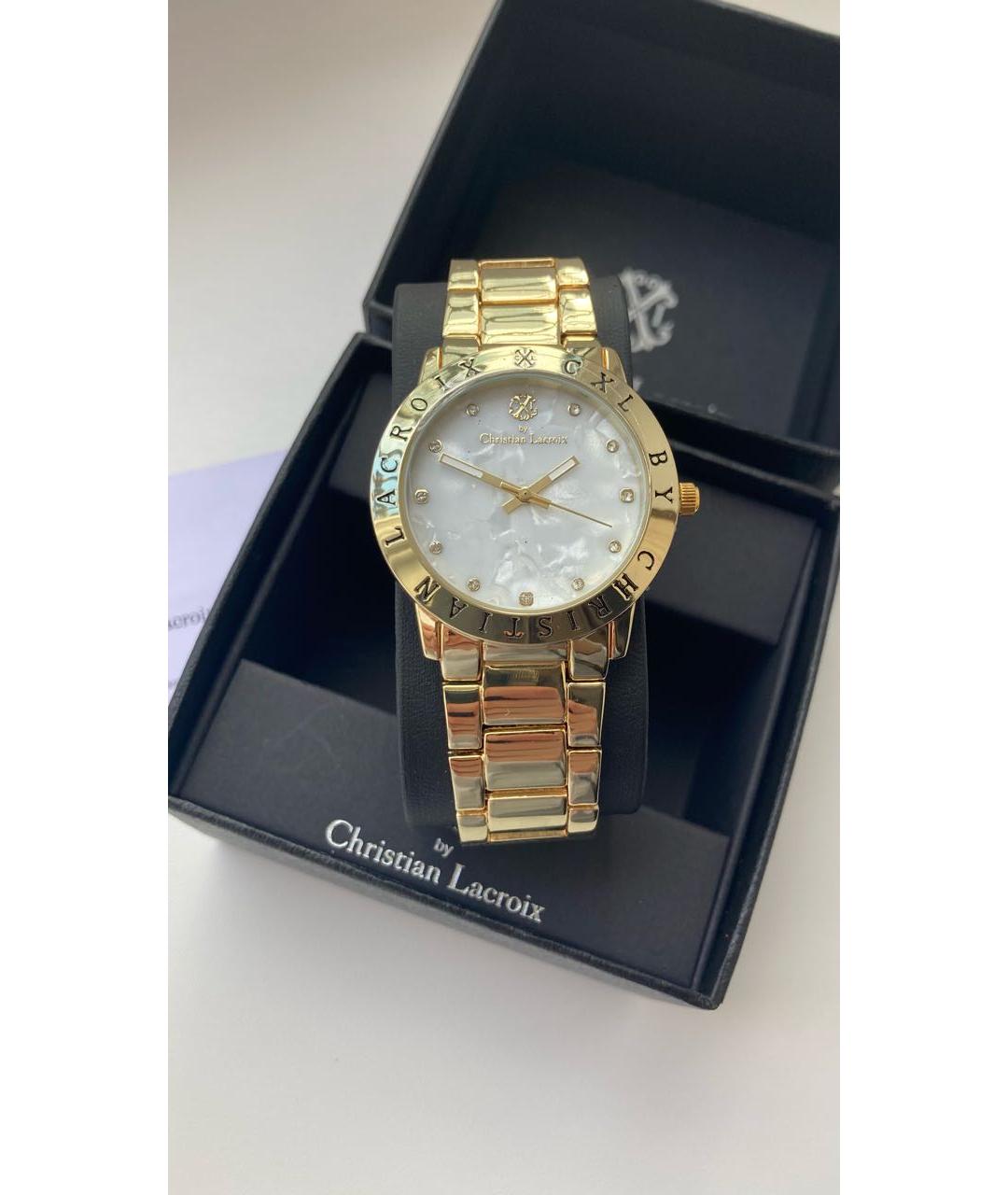 CHRISTIAN LACROIX Золотые часы из желтого золота, фото 7