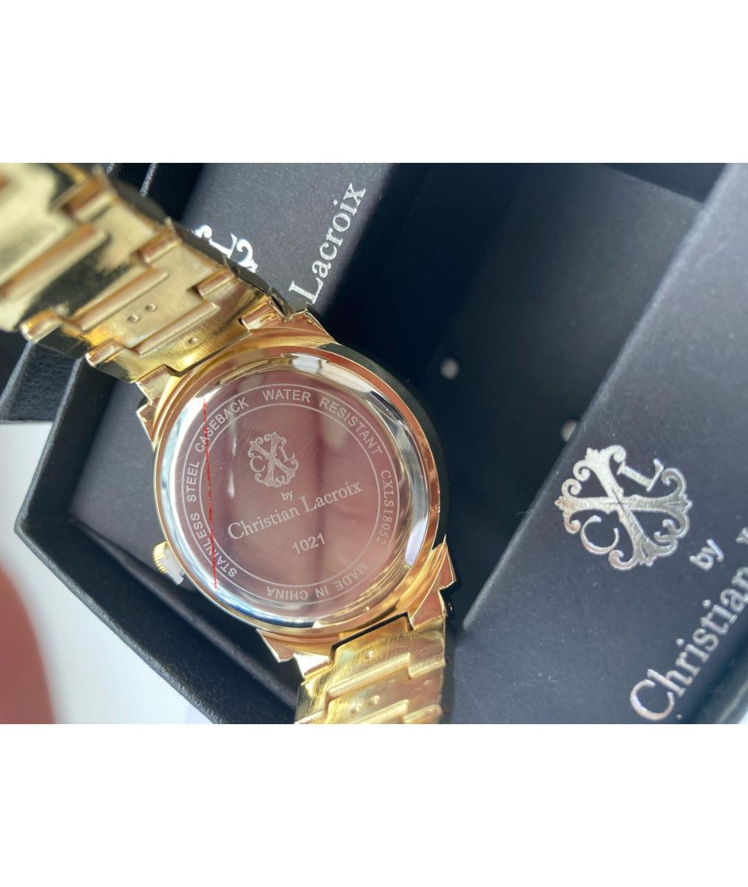 CHRISTIAN LACROIX Золотые часы из желтого золота, фото 4