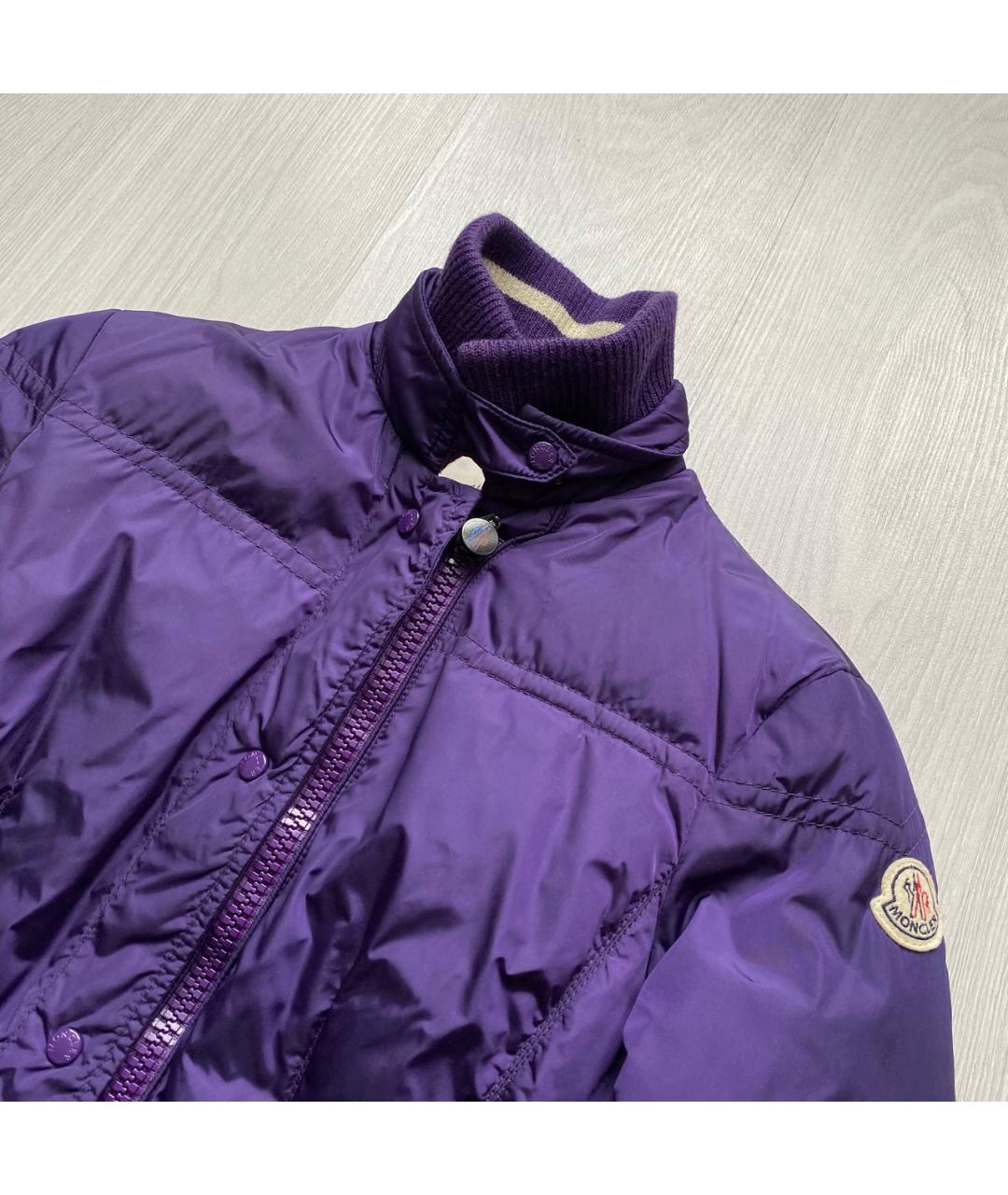 MONCLER Фиолетовая полиамидовая куртка, фото 2