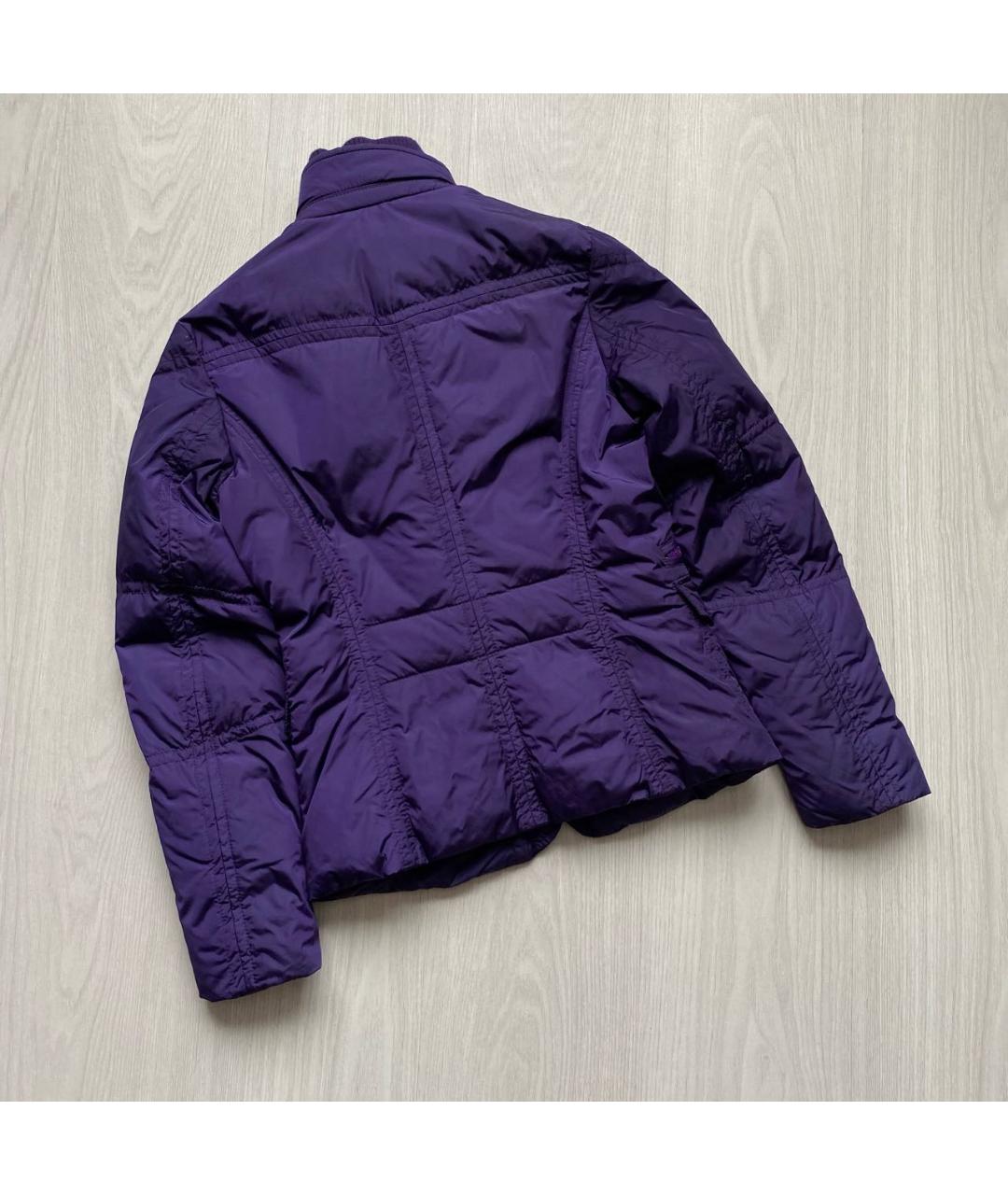 MONCLER Фиолетовая полиамидовая куртка, фото 8