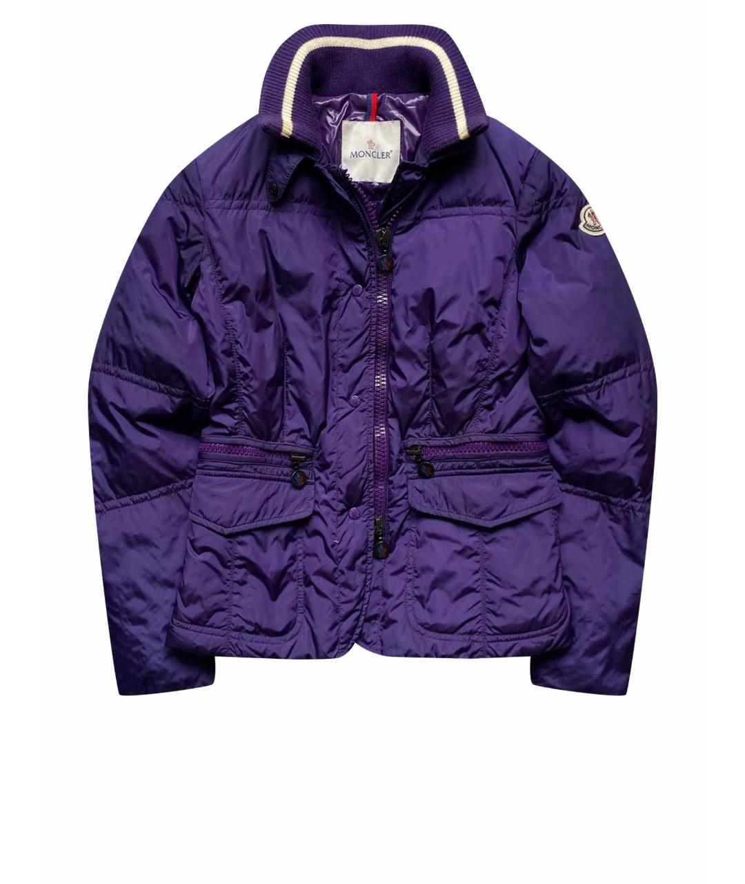 MONCLER Фиолетовая полиамидовая куртка, фото 1