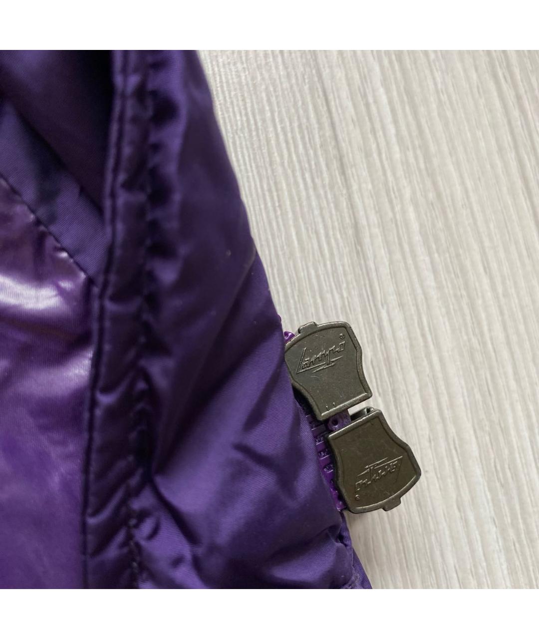 MONCLER Фиолетовая полиамидовая куртка, фото 5