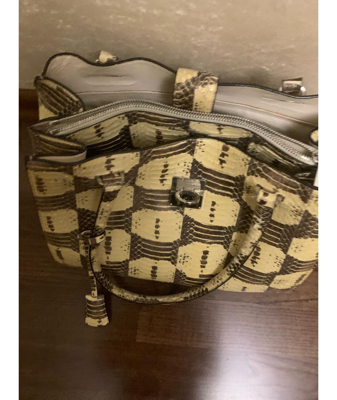 FERRAGAMO Мульти кожаная сумка тоут, фото 3
