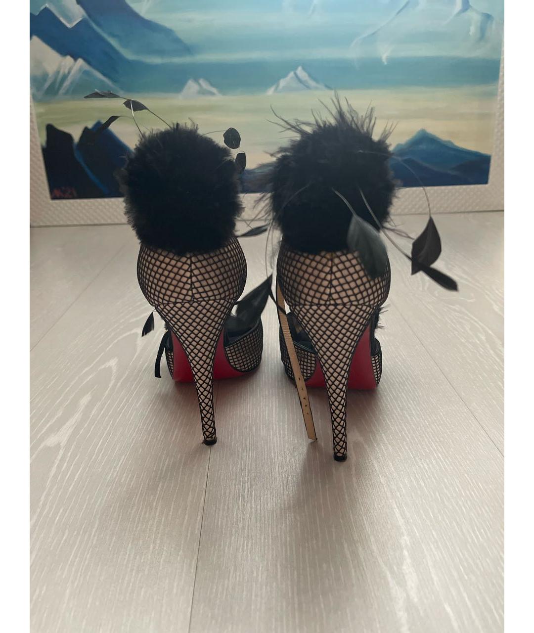 CHRISTIAN LOUBOUTIN Бежевые босоножки, фото 4