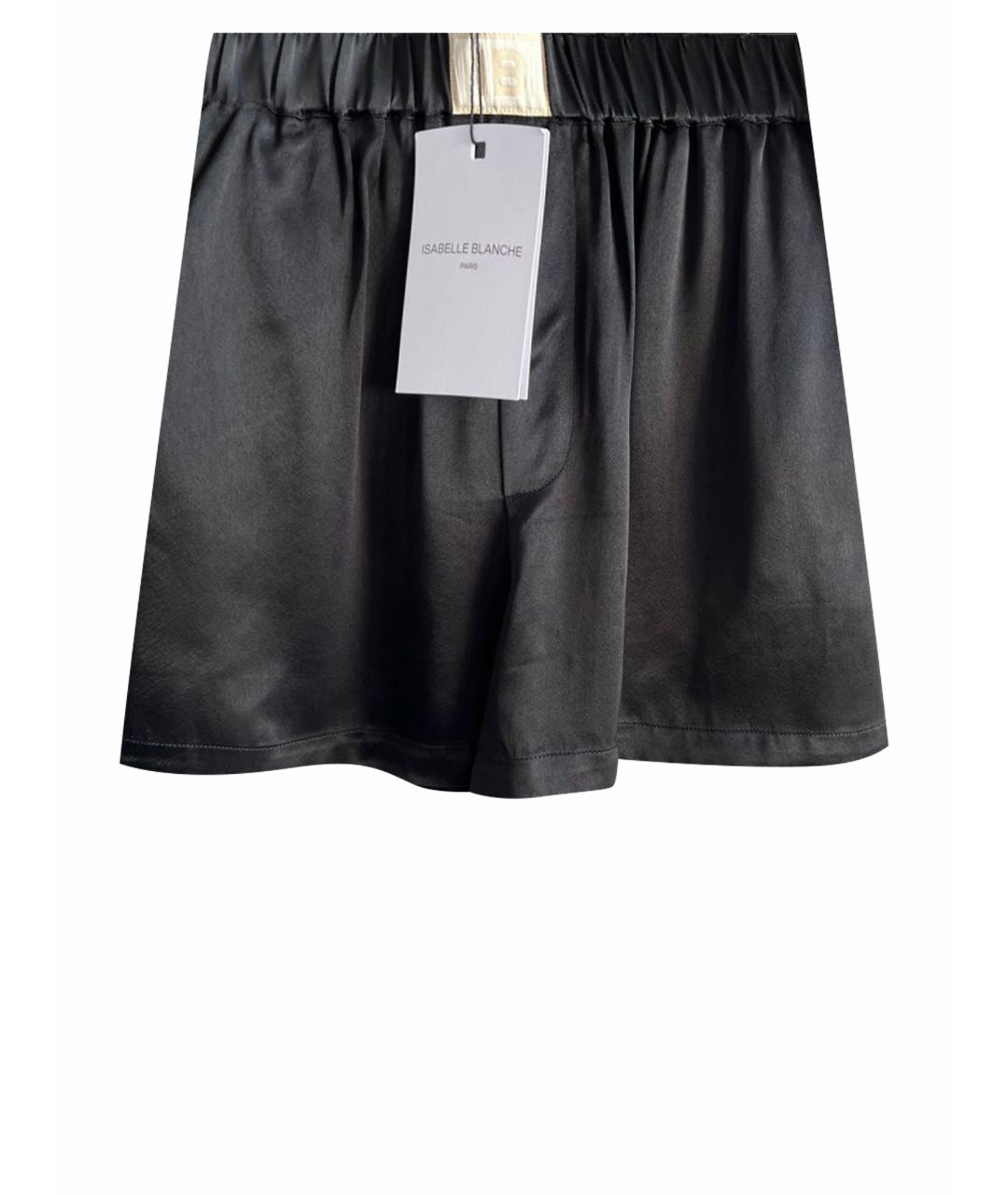 ISABELLE BLANCHE Черные вискозные шорты, фото 1