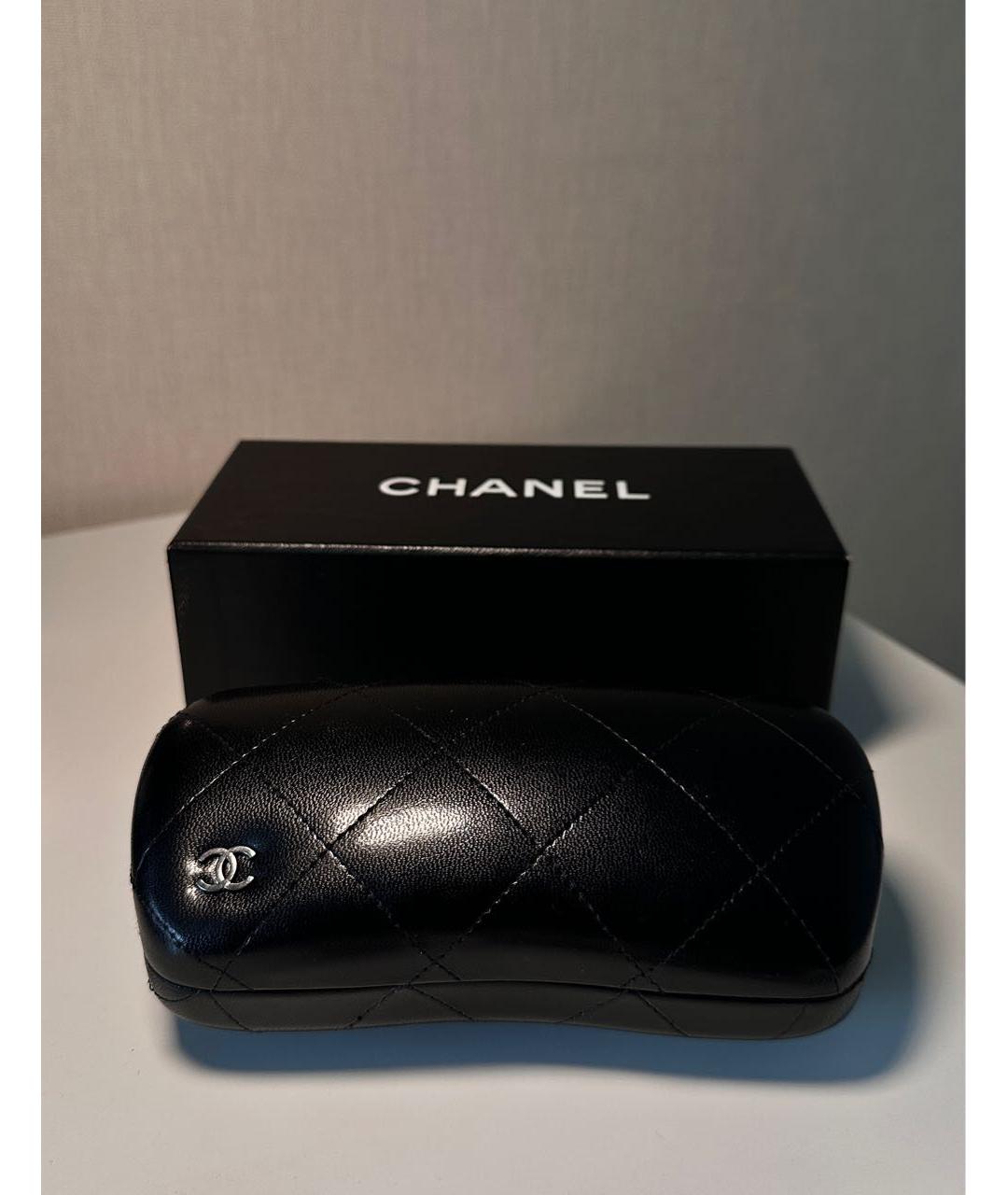 CHANEL Розовые пластиковые солнцезащитные очки, фото 5