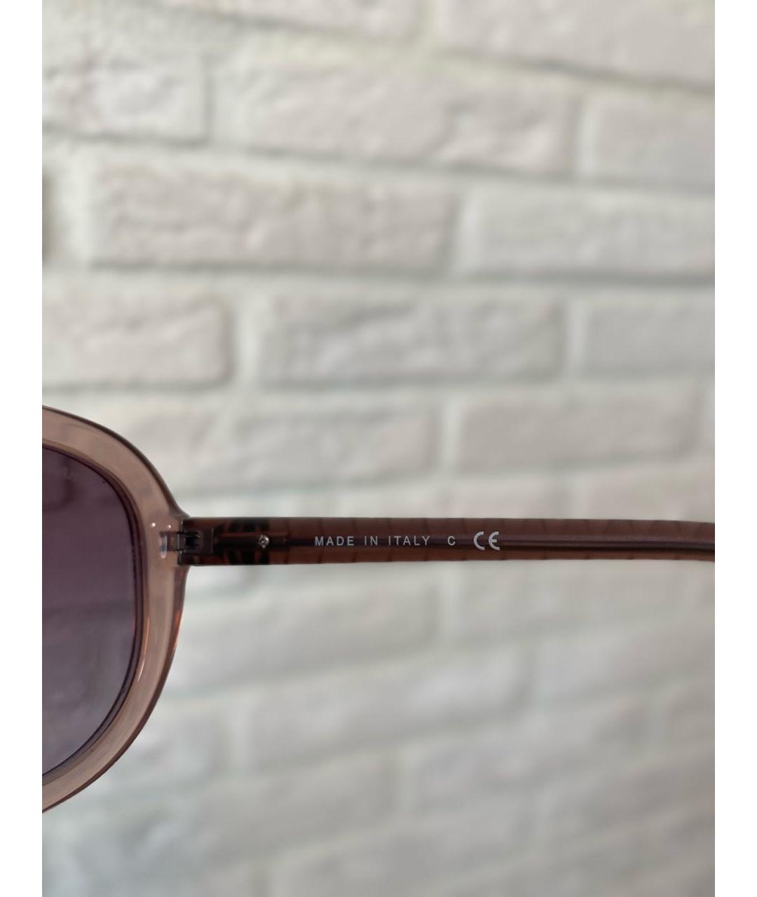 CHANEL Розовые пластиковые солнцезащитные очки, фото 7