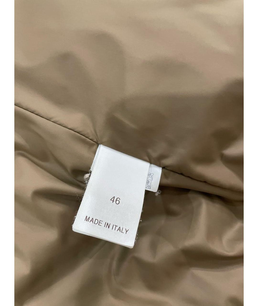 BRUNELLO CUCINELLI Черный кожаный пуховик, фото 6