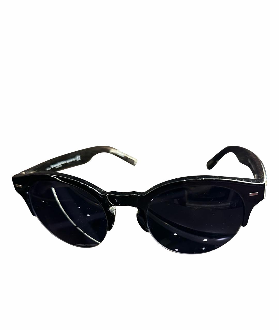 ERMENEGILDO ZEGNA XXX Черные солнцезащитные очки, фото 1