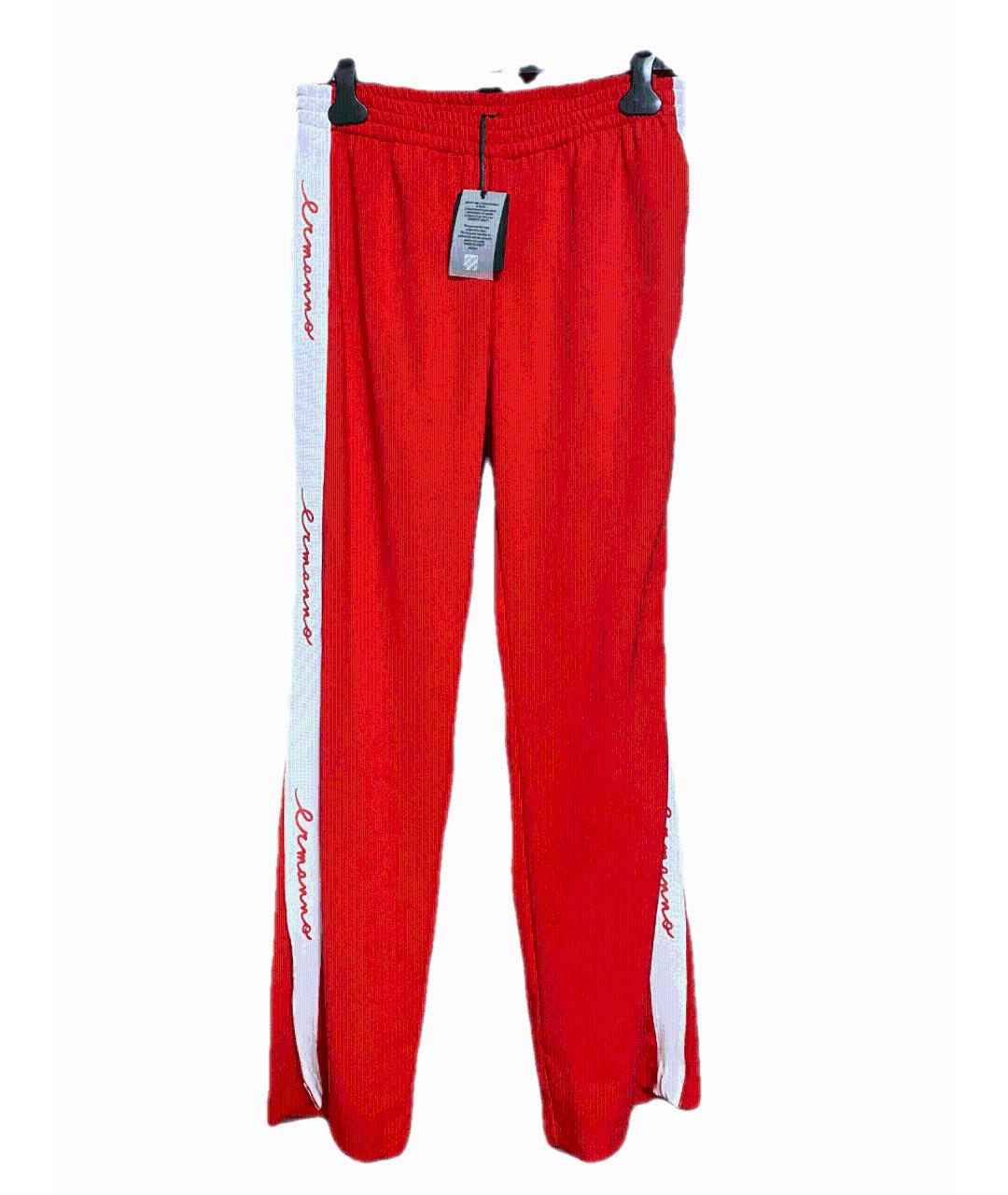 ERMANNO SCERVINO Красные вискозные спортивные брюки и шорты, фото 8