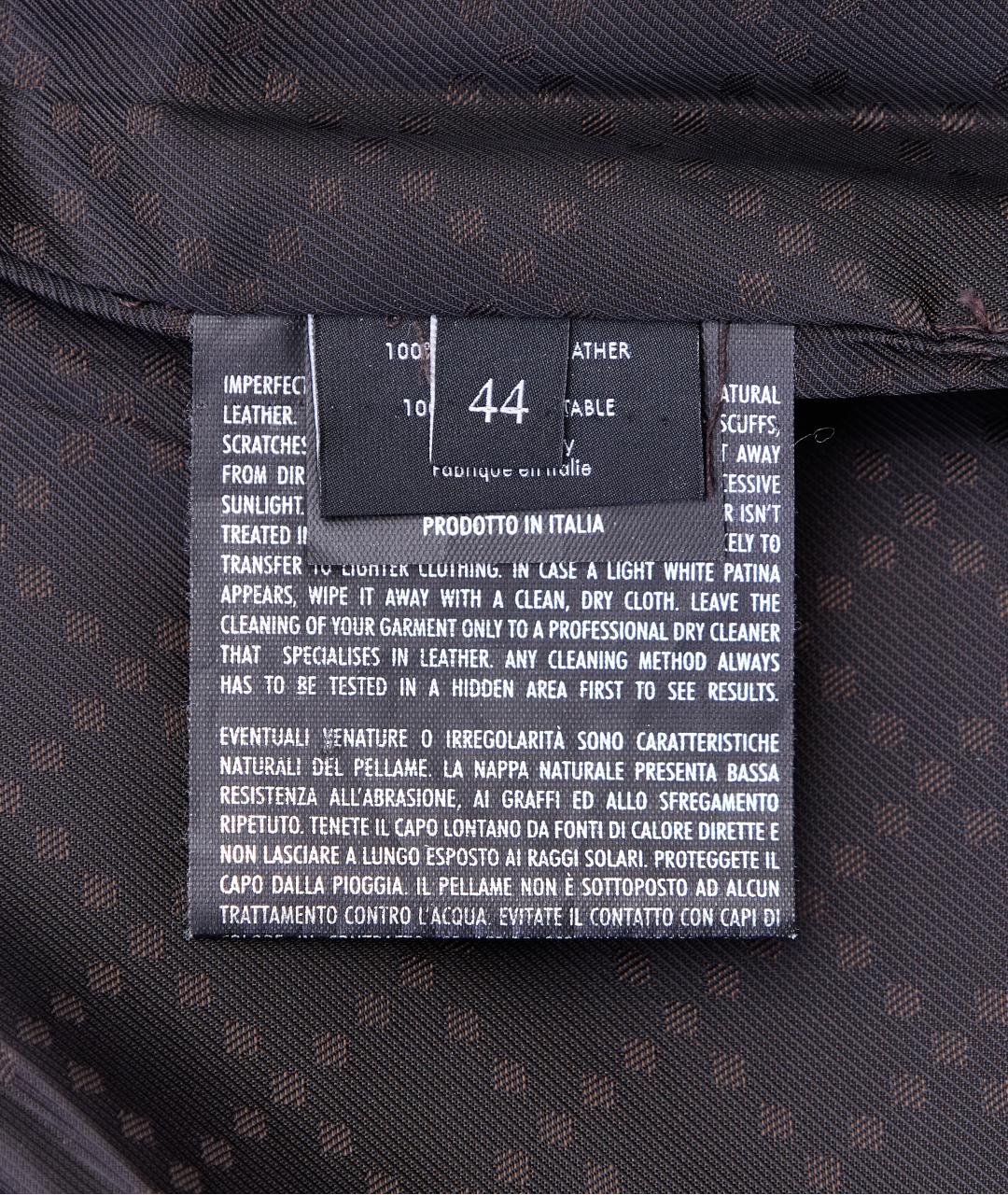 GUCCI Черная кожаная юбка миди, фото 6